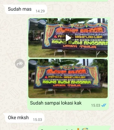 Pengiriman Papan Bunga Langenrejo Butuh