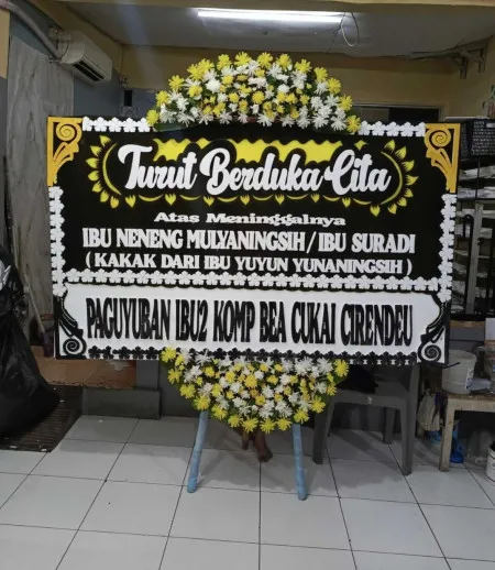 Papan Bunga Duka Langenrejo Butuh